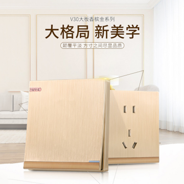 深思(SIASE)開(kāi)關(guān)插座面板